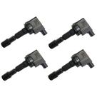 Kit 4 Bobinas De Ignição Honda New Fit City 1.5 16v Cm11-116 Kit 4 Bobinas De Ignição Honda New Fit City 1.5 16v Cm11-116