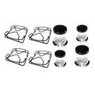 Kit 4 Bocas 2gd 2pq + 4 Trempe Fogão Electrolux 52spx/52srb