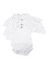 Kit 4 body 100% algodão liso bebê menino menina atacado