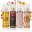 Kit 4 Body Splash Árabe Femenino Wathanni, Sabah, Yara e Rose 200ml Bello Charme Kit 4 Body Splash Árabe Femenino Wathanni, Sabah, Yara e Rose 200ml Bello Charme