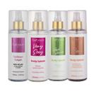 Kit 4 Body Splash Barbours Beauty 200ml Delight Very Sexy Roses Good Grace