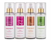 Kit 4 Body Splash Barbours Beauty 200ml Delight Very Sexy Roses Good Grace