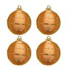 Kit 4 Bola Árvore De Natal Seda Com Cordão E Fio Dourado 8Cm Kit 4 Bola Árvore De Natal Seda Com Cordão E Fio Dourado 8Cm