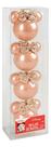 Kit 4 Bolas De Natal Minnie Rose Disney 8cm Enfeite Árvore Natalina