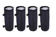 Kit 4 Bolsa de areia contrapeso para gazebo barraca saco de pesos tiras autocolantes resistente Kit 4 Bolsa de areia contrapeso para gazebo barraca saco de pesos tiras autocolantes resistente