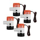 Kit 4 Bomba de Porão Seaflo 1100 Gph - 4.070 Litros Hora - 12V