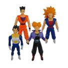 Kit 4 Bonecos Dragon Ball Super 15cm - Goku, Vegeta e Trunks