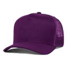 Kit 4 Bonés Trucker Redinha Tela Aba Curva Cor:RoxoTamanho:Único