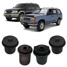 Kit 4 Borracha Capa De Ferro Dianteiro Ford Explorer 1992