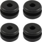 Kit 4 borracha coxim fixação tampa lateral DT180 DTN DTZ RD125 RD135 RDZ