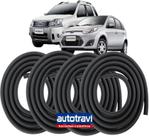 Kit 4 Borracha Guarnição de Porta Fiesta Rocan 2003 a 2014 Ecosport 2004 a 2012 AUTOTRAVI