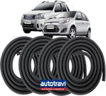 Kit 4 Borracha Guarnição de Porta Fiesta Rocan 2003 a 2014 Ecosport 2004 a 2012 AUTOTRAVI