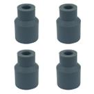 Kit 4 Borracha para Sugador de Saliva Odontológico Vecta Gnatus