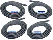 Kit 4 Borrachas Portas Fox Ecosport Palio Siena Punto Sandero Novo Ka AutoTravi Preto 3.5M Com Aba Kit 4 Borrachas Portas Fox Ecosport Palio Siena Punto Sandero Novo Ka AutoTravi Preto 3.5M Com Aba