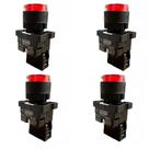 Kit 4 botao pulso plastico iluminado xb2-ew3561 24v am 1na