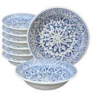 Kit 4 Bowl Melamina Bolo Sopa Cereal Ideal Crianças Não Corta Não Quebra Praia Piscina Casa Bar Petiscos