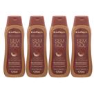 Kit 4 Bronzeador Sem Sol Autobronzeador 125Ml - Red Apple