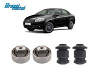 Kit 4 Bucha Balança Bandeja Dianteira Linea 2012 2013 2014