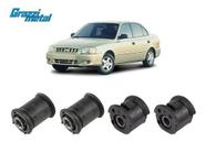 Kit 4 Bucha Bandeja Balança Dianteira Hyundai Accent 95/05 Kit 4 Bucha Bandeja Balança Dianteira Hyundai Accent 95/05