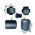 Kit 4 bucha bandeja diant fusion titanium refil p/sup 13/19