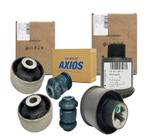 Kit 4 Bucha Bandeja Dianteira + 2 Bucha do Eixo Traseiro Golf A3 Após 1999 Crossfox Fox Polo