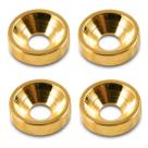 kit 4 Bucha Neck Joint Dourado junção braço guitarra fixar