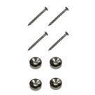 Kit 4 Buchas + 4 parafusos para Junção de Braço Guitarra