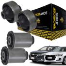 Kit 4 Buchas Balança Bandeja Cobalt Onix Spin Prisma Axios