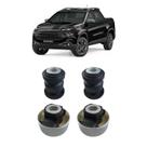 Kit 4 Buchas Bandeja Balança Dianteira Fiat Toro 2016...