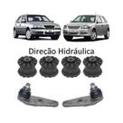 Kit 4 Buchas Bandeja e 2 Pivôs Gol G3, G4 e Saveiro 1997 a 2014