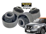 Kit 4 Buchas da Bandeja Dianteira Nissan Kicks Após 2016 Original AXIOS