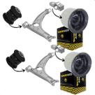 KIT 4 Buchas da Bandeja Leque Tiguan Jetta Passat CC Reforçada - Axios e Mobensani