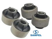 Kit 4 Buchas de Bandeja Citroen C3 2012/... Aircross C3 Picasso Peugeot 208 SAMPEL