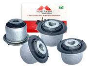 Kit 4 Buchas de Bandeja Clio 1999 a 2013 Kangoo 1997/2010 e Symbol 2009/2013 MOBENSANI