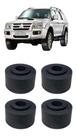 Kit 4 Buchas Superior Amortecedor Dianteiro Pajero Sport