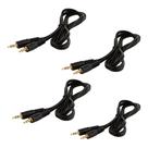 Kit 4 Cabo P2 Para P2 Auxiliar Estero Áudio Som Automotivo Carro Kit 4 Cabo P2 Para P2 Auxiliar Estero Áudio Som Automotivo Carro