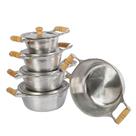 kit 4 Caçarolas Aluminio Batido Fundido Grosso tam 14 ao 20 kit 4 Caçarolas Aluminio Batido Fundido Grosso tam 14 ao 20