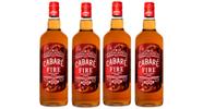 Kit 4 cachaças cabare fire canela 1lt