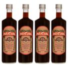 Kit 4 Cachaças Caramelada Paratiana 700 ml Bebida Gourmet de Alambique para Caipirinha e Drink