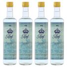 Kit 4 Cachaças Sangue Azul Família Carra 500 ml Alambique Premium Gourmet Qualidade Descansada Destilada Presente Original