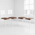 Kit 4 Cadeiras de Jantar Varanda Cozinha Sala de Estar Epoxi 542.slp Kit 4 Cadeiras de Jantar Varanda Cozinha Sala de Estar Epoxi 542.slp