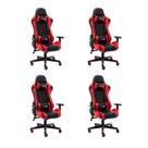 Kit 4 Cadeiras Gamer Giratória One Shot