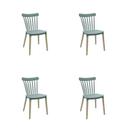 Kit 4 Cadeiras Jantar Janaina Verde Menta PP