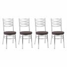 Kit 4 Cadeiras para Sala de Jantar Cc34 Debrum