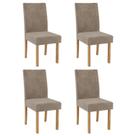 Kit 4 Cadeiras para Sala de Jantar Elegance