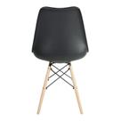 Kit 4 Cadeiras para Sala de Jantar PP Saarinen Preto