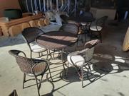 kit 4 Cadeiras Sala de Jantar e Mesa Varanda Fibras kit 4 Cadeiras Sala de Jantar e Mesa Varanda Fibras