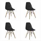 Kit 4 Cadeiras sem Braço para Sala de Jantar Eames Kit 4 Cadeiras sem Braço para Sala de Jantar Eames