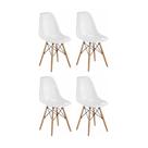 Kit 4 Cadeiras sem Braço para Sala de Jantar Eames Kit 4 Cadeiras sem Braço para Sala de Jantar Eames