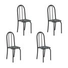 Kit 4 Cadeiras Tubular 96x36x41 Cm Iris B